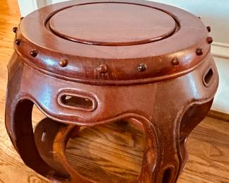 Chinese rosewood garden stool