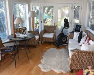 Sunroom Overview (Access to back yard)