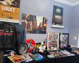 NASCAR and country music memorabilia