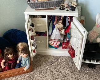 American girl, dolls, and accessories