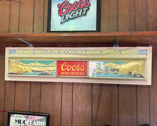 Vintage lighted sign