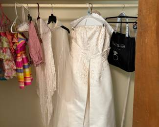 Wedding dress from David’s bridal