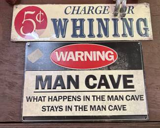 Metal signs