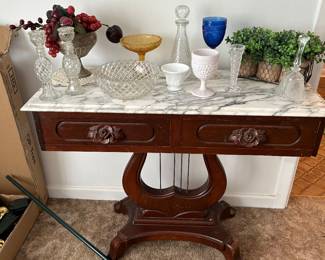 Marble top table