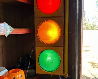 Original vintage stoplight