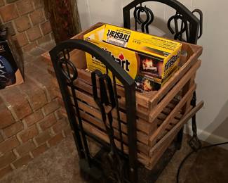Wood rack and accessories