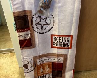 Western shower curtain