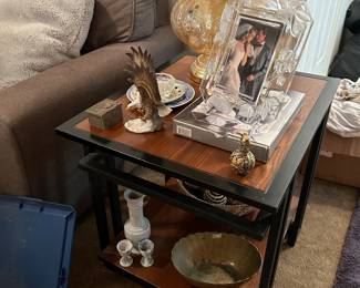 Side table and decor