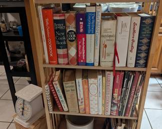 Cook Books, Crock, Creamers, Vintage Scale