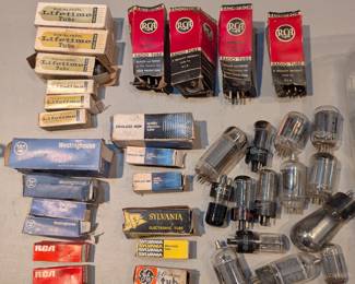 Vintage Tubes, RCA Sylvania, Westinghouse, Lifetime, GE Tubes