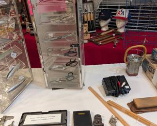 Scissors, Drum Sticks, Mini Hockey Stick, Tools, Electronic Digital Caliper