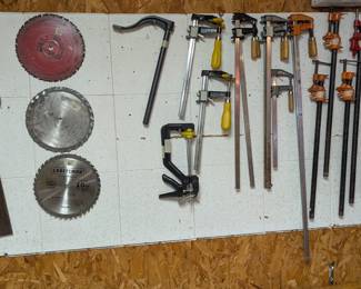 Tools, Saw Blades, Clamps, Saws