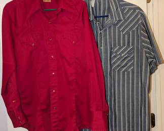 Sears Western Wear Pearl Snap Shirts