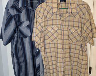 Wrangler Western Pearl Snap Shirts