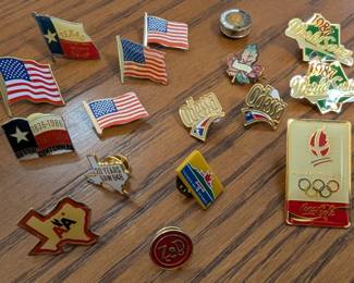 Vintage pins, lapel pins