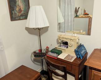 Sewing Machine, Lamp