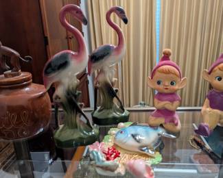Vintage Flamingo's Cupie Dolls