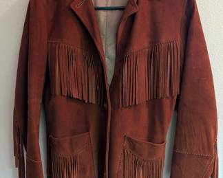 Vintage Jo Kay Suedes Fringe Jacket Coat