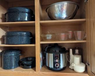 Bake Ware, InstaPot, Chopper, Large Stainless Steel Bowls