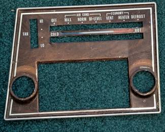 Vintage NOS GM 73-77 Olds Cutlass Air Condition Control Cover/Plate