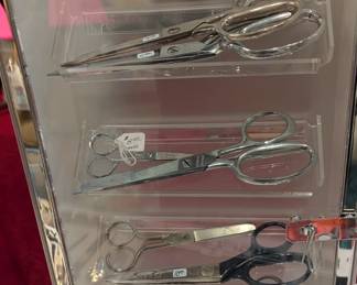 Vintage Scissors, Sears, Wiss, Kleencut, Singer, Pink King, Ja Son scissors