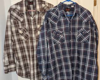 Plains Western Wear Shirts Pearl Snap