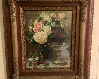 Several ornate frames