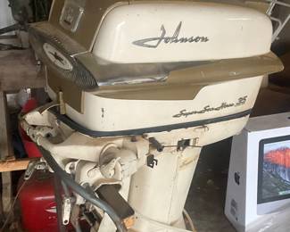 1958 Johnson Super Sea Horse 35 HP boat motor