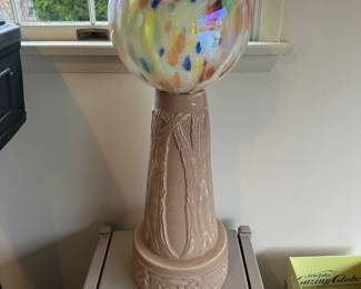And this is just a simply lovely gazing ball for the garden!