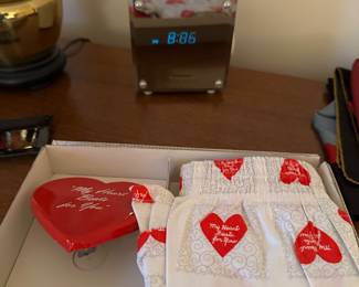 This needs no explanation, but there’s a great Sony clock radio behind it