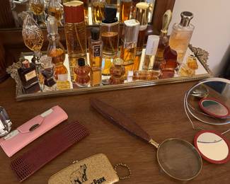 Here is a lot of vintage perfume