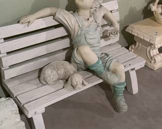 We have MANY pieces of lawn/garden ornaments! 95% are NEW and never used, or been outside!