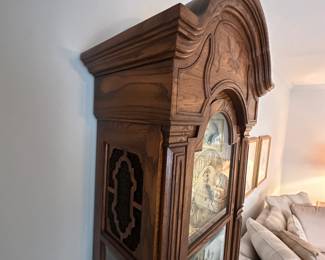 This is an absolutely stunning SLIGH grandfather clock! It is in pristine condition and keeps impeccable time! Comes with all manual and two keys! This is a must see! It is a legacy piece.
