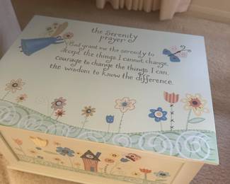 This is just a great wooden box with a terrific story on top