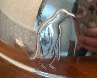 This is an absolutely fantastic mid-century, modern vintage, West Bend, Penguin, hot and cold server! In absolutely pristine condition, never used with all original paperwork!