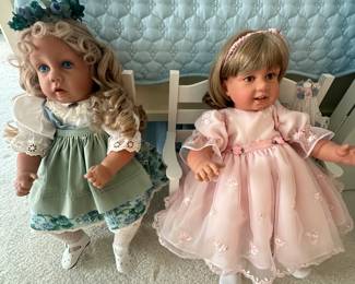 More lovely collectible dolls! They are all in absolutely superb mint condition and are made by multiple companies! Many come out their original paperwork and boxes!
