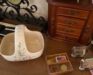 A very nice jewelry box and a few more bedroom