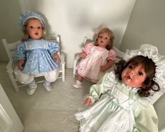 Here is the first of three of lovely collectible dolls! They are all in absolutely superb mint condition and are made by multiple companies! Many come out their original paperwork and boxes!
