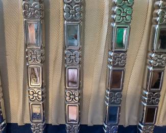 This is a beautiful set of vintage community stainless steel Madrid flatware! And a lovely display box