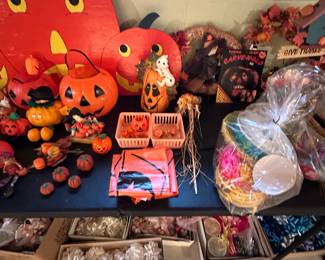 Now or the Halloween and New Year’s lots of items all vintage