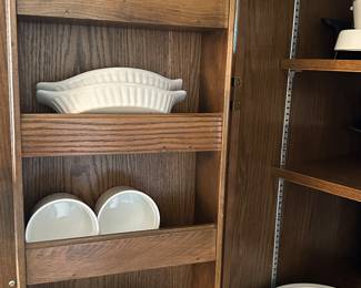 All these white accessories are corning ware