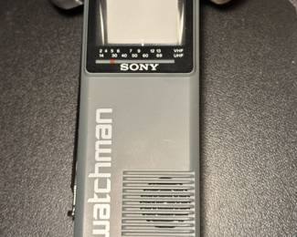 This is an excellent vintage Sony watchmen portable pocket television first introduced in 1982!