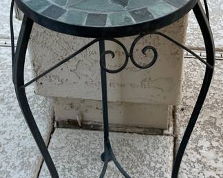 Tile Top Side Table 