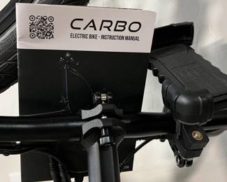 Carbo Model X Electric Folding Bikes and Transit Aloft Adjustable Bike Rack