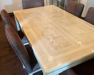 Widdecomb dining table with 2 leaves timeless