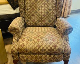 pair of handsome wing chairs