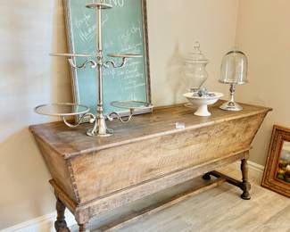 19th c. French dough table