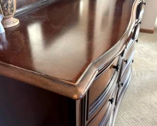  $750 King Size Bedroom Set with Dresser with Mirror, King Size Bed with mattress, Nightstands 