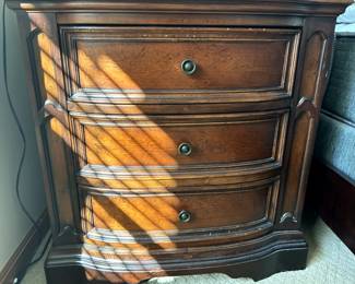 Lovely night stands. Currently priced with King size bedroom set. May be available seperatly 