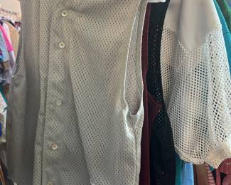 Vented mesh athletic tops